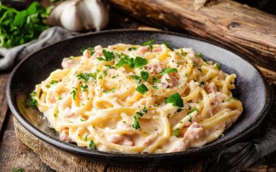 Linguine à la carbonara
